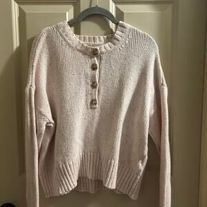 Soft pink very feminine sweater